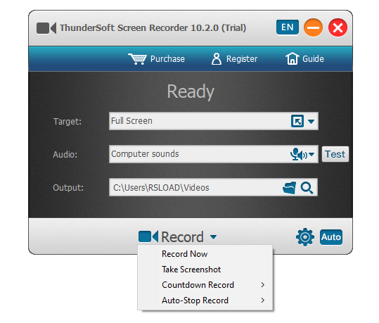 thundersoft screen recorder code free
