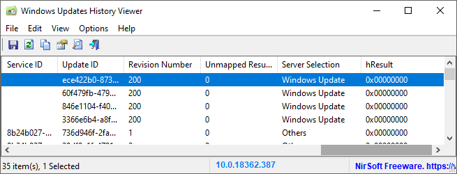  WinUpdatesView download