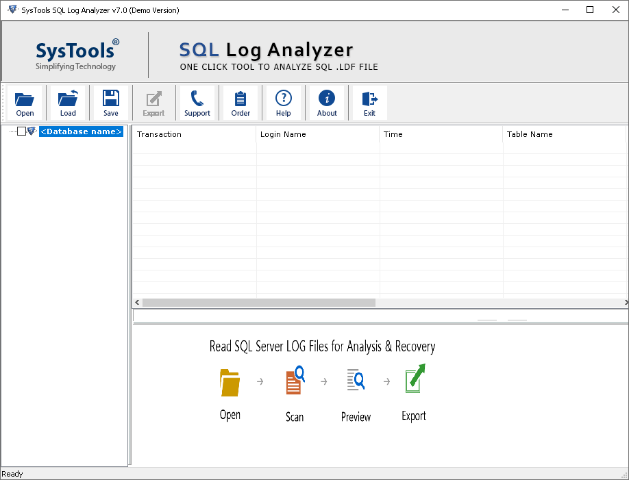 Скачать SysTools SQL Log Analyzer 9.1 + ключ бесплатно