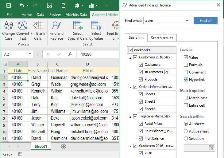 AbleBits Ultimate Suite for Excel бесплатно
