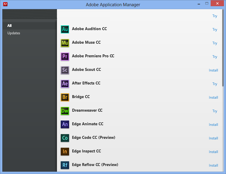 adobe application manager free download for windows 10