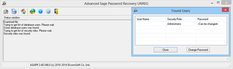 Advanced Sage Password Recovery
