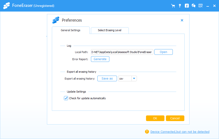 бесплатно Aiseesoft FoneEraser