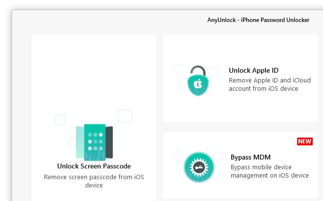 AnyUnlock - iPhone Password Unlocker