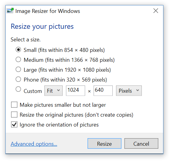 Image Resizer скачать бесплатно