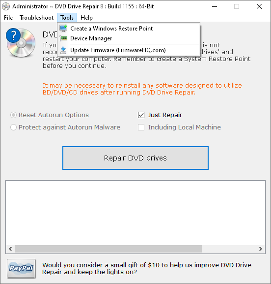 Windows 10 DVD Drive Repair
