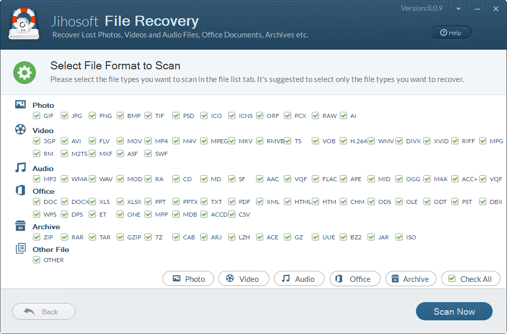  бесплатно Jihosoft File Recovery