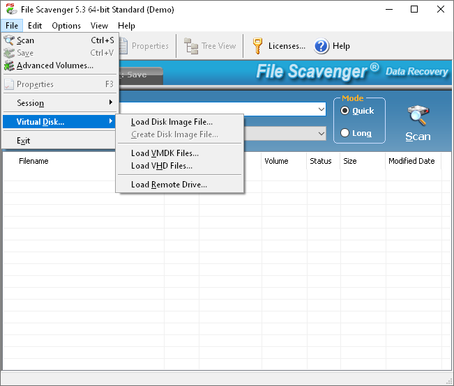  программа File Scavenger