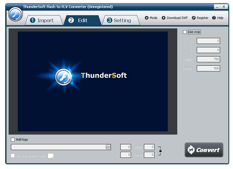  скачать ThunderSoft Flash to FLV Converter