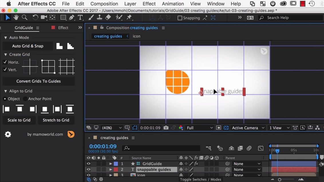 gridguide after effects free download