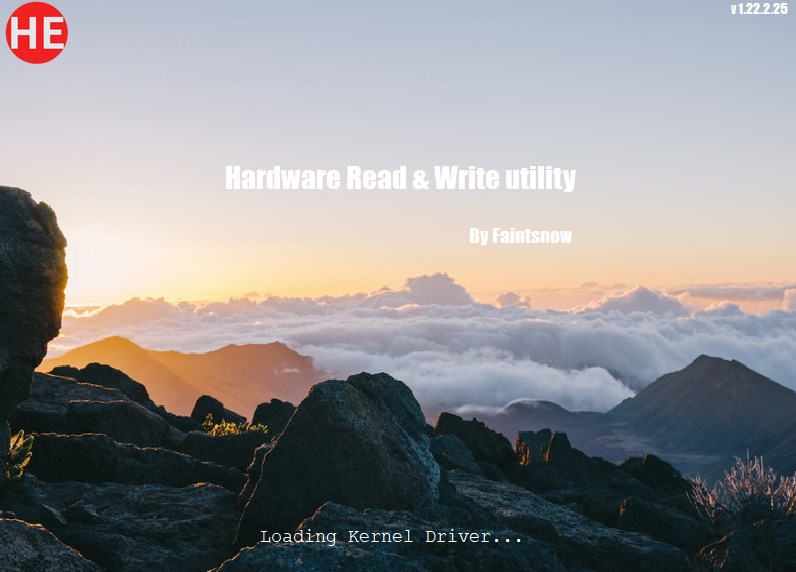 HE - Hardware Read and Write Utility