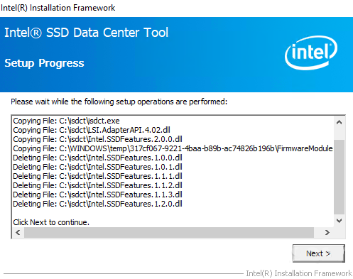 Intel SSD Data Center Tool