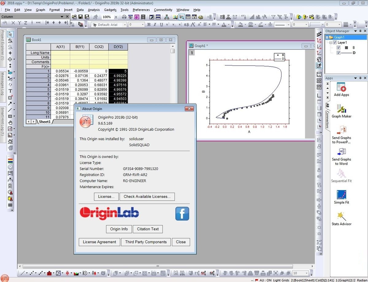 OriginPro 2022 v.9.9.0.225 (SR1) скачать бесплатно + активация ключом