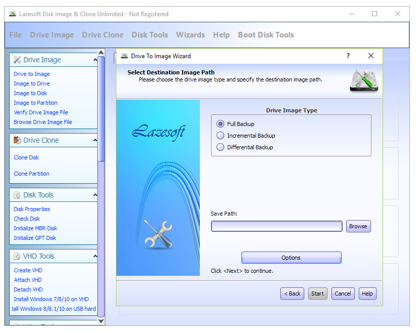  бесплатно Lazesoft Disk Image and Clone