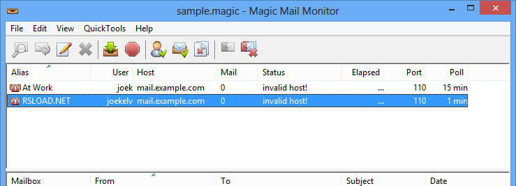 Magic Mail Monitor 