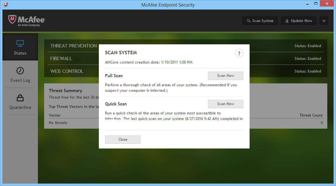  McAfee Endpoint Security бесплатно