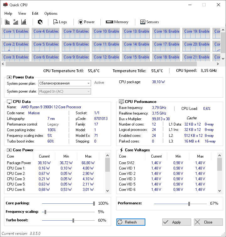 Quick CPU 4.7.0 download the new version for mac