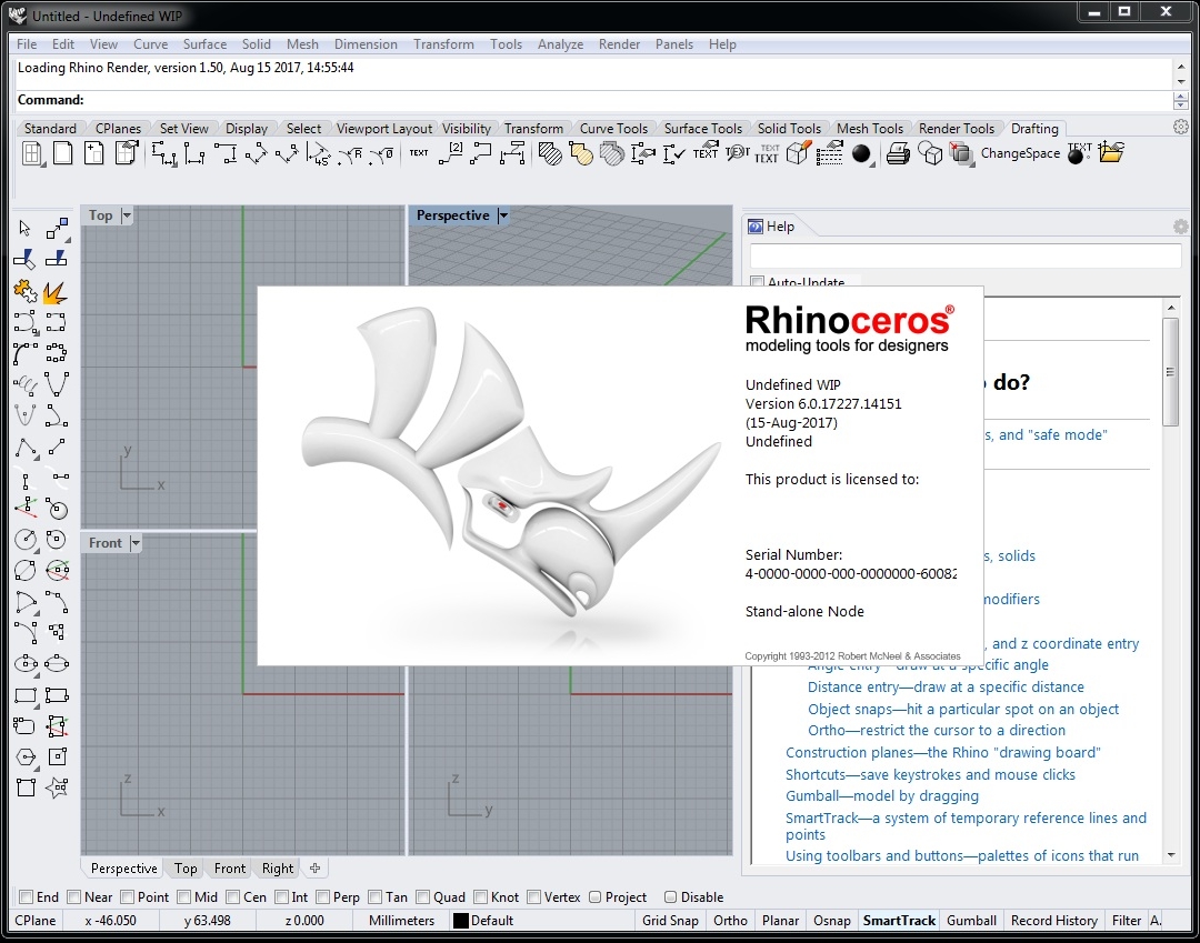 rhinoceros 6 beta v6.0.17311.08431 x64