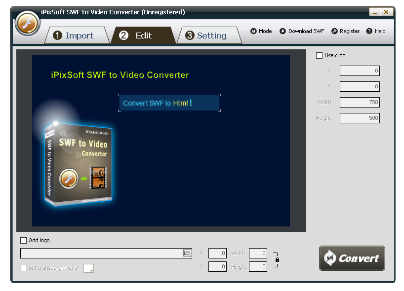  скачать iPixSoft SWF to Video Converter