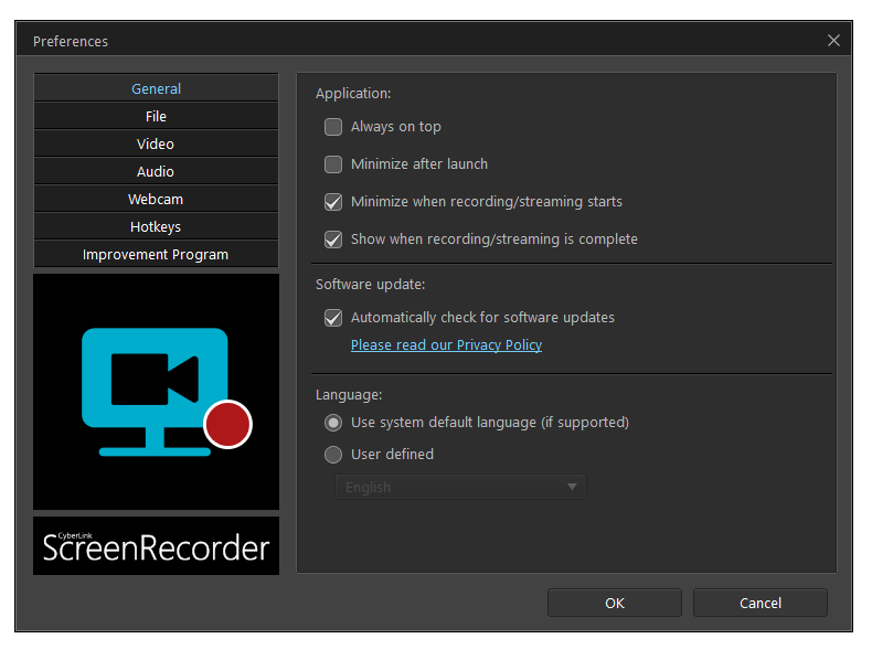  CyberLink Screen Recorder Deluxe бесплатно