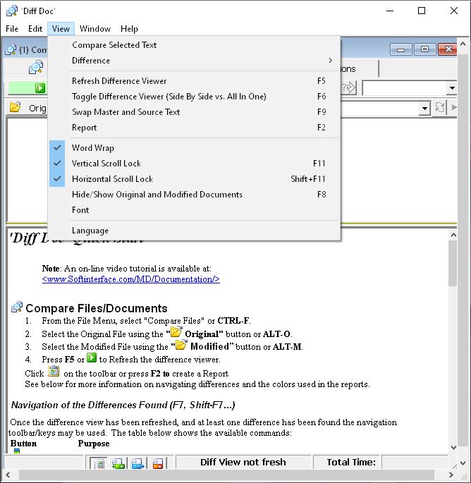 SoftInterface Diff Doc Pro 16.00 скачать с кряком бесплатно