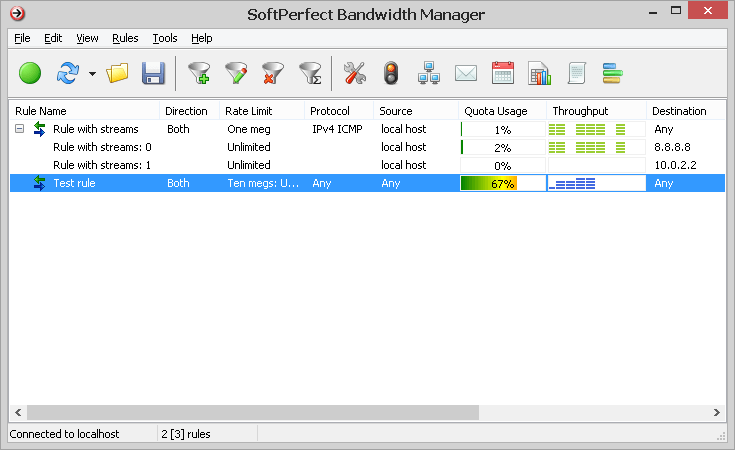 SoftPerfect Bandwidth Manager 