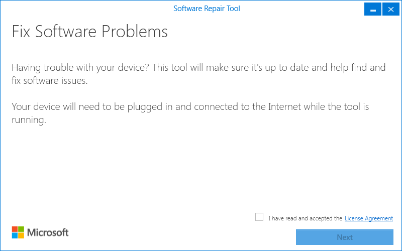 Microsoft Software Repair Tool