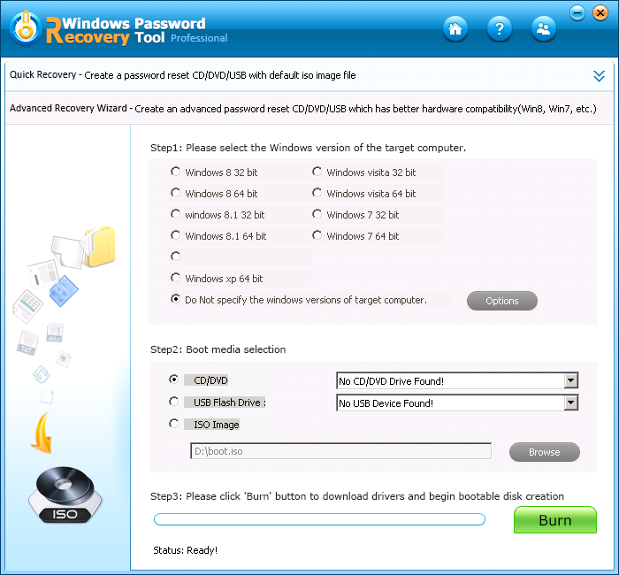   Tenorshare Windows Password Recovery Tool