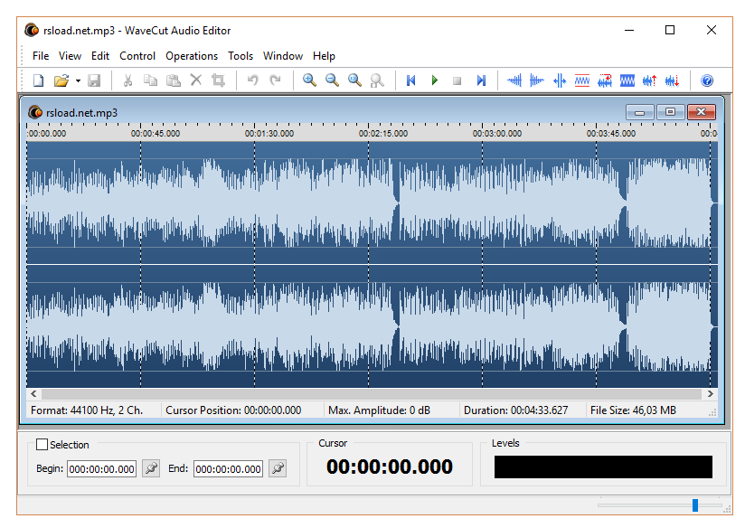  скачать AbyssMedia WaveCut Audio Editor