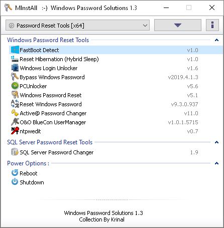 Windows Password Solutions