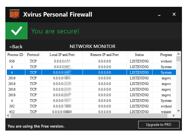   Xvirus Personal Firewall