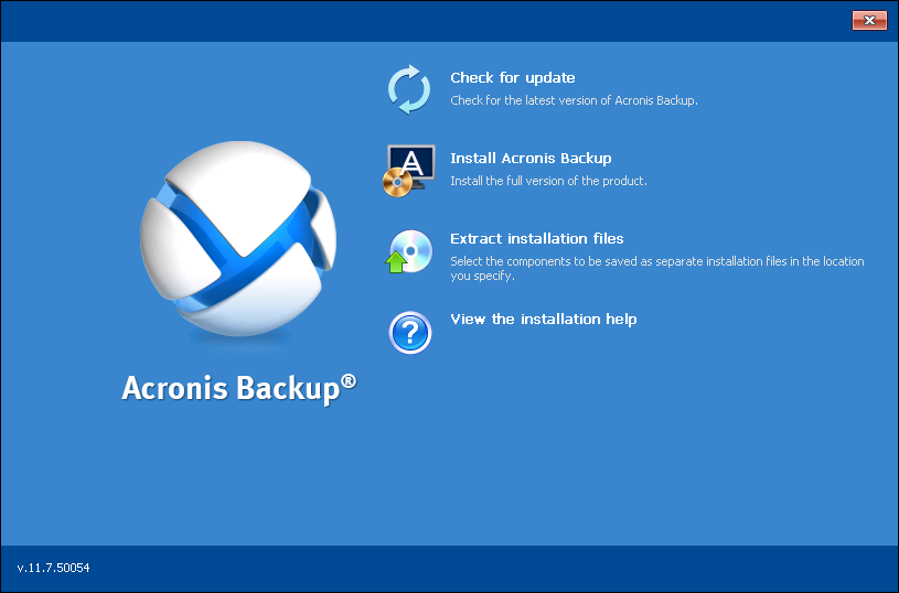 Acronis True Image 2020 Support