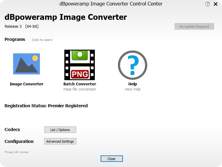 dBpoweramp Image Converter