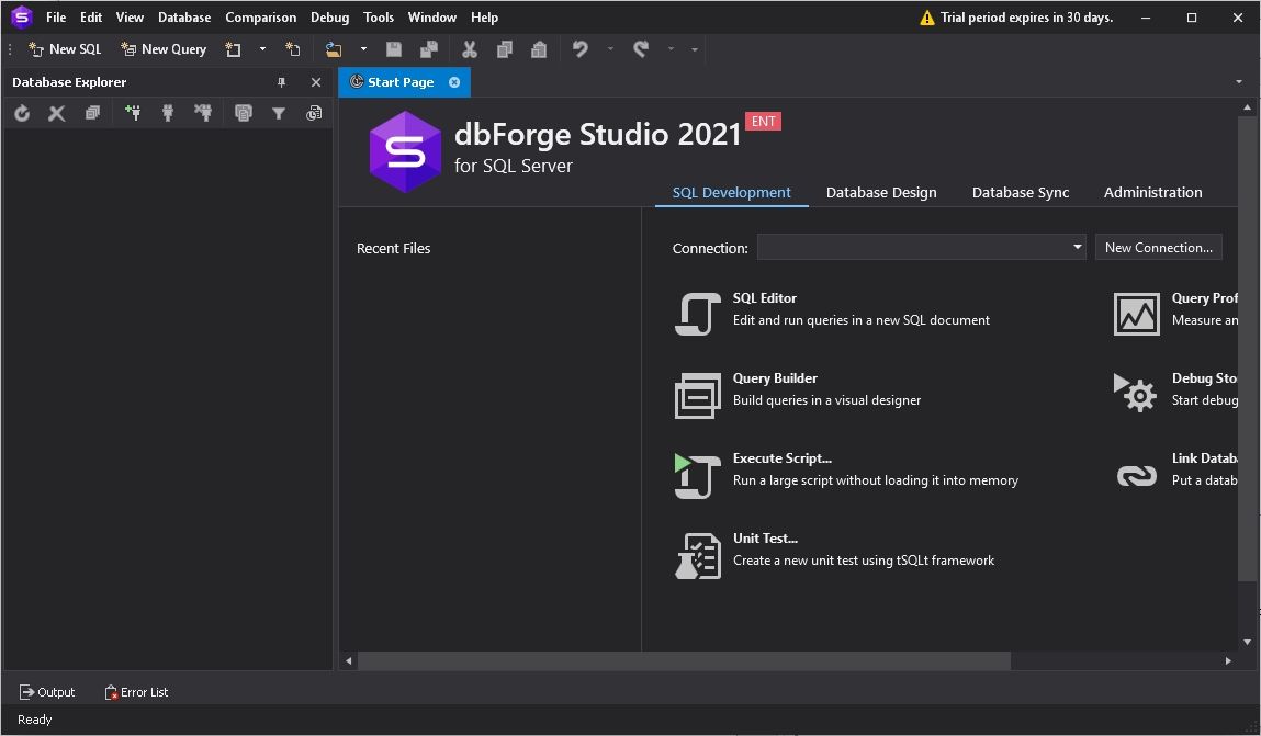  скачать dbForge Studio 2021 for SQL Server