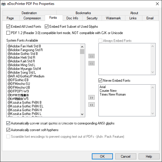 eDocPrinter PDF 