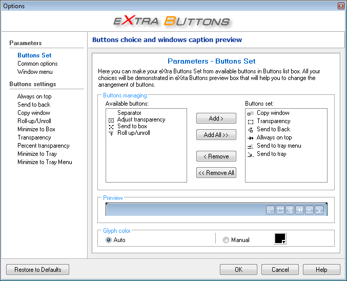  скачать eXtra Buttons бесплатно