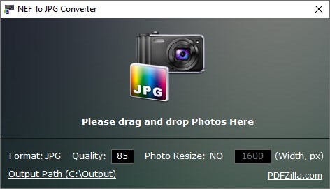 NEF To JPG Converter1.0