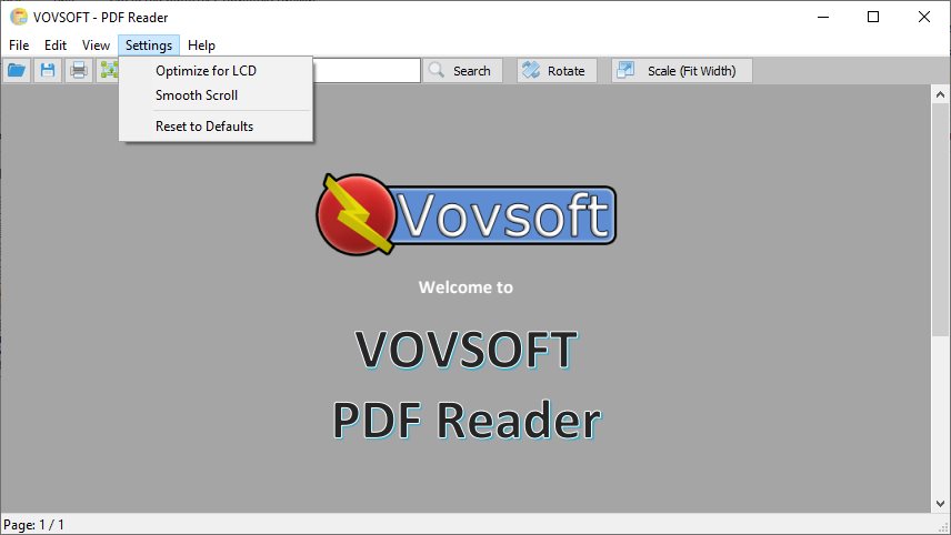  скачать Vovsoft PDF Reader