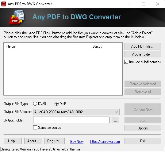 Any Pdf to DWG 