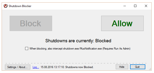 shutdownBlocker 