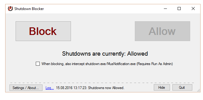 shutdownBlocker 