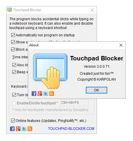 Touchpad Blocker 