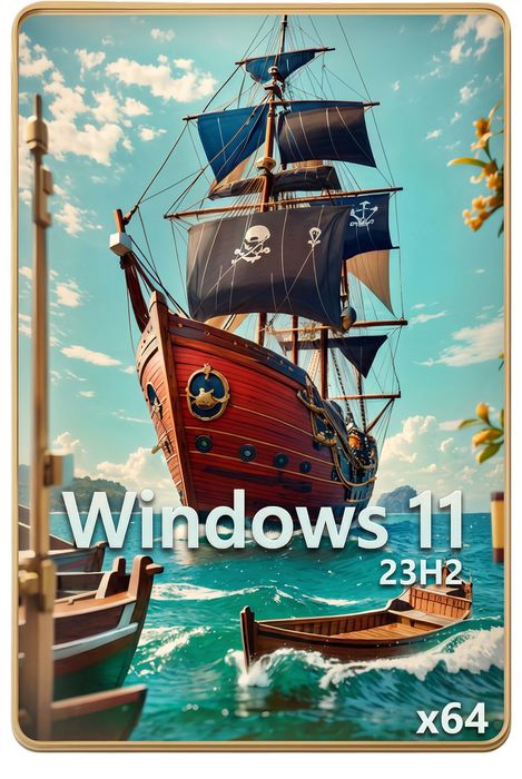 Виндовс 11 сборка 23H2 64 бит для флешки от Flibustier 2024 обновления