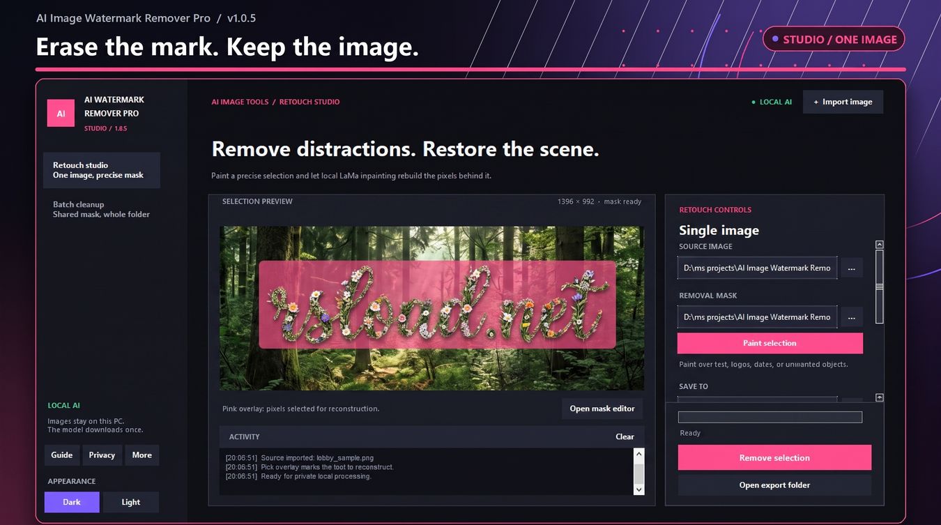 AI Image Watermark Remover Pro + crack
