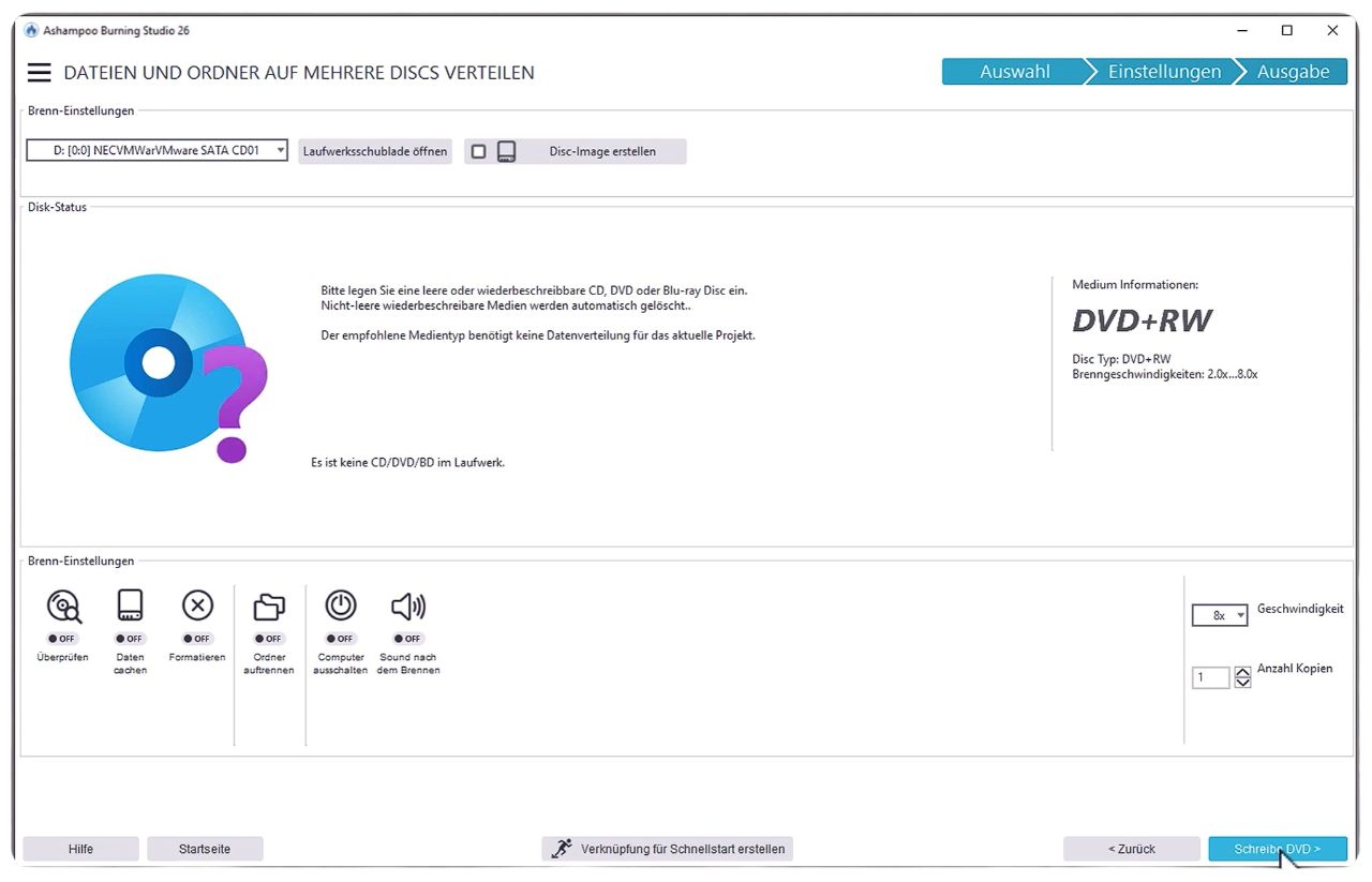 ������� Ashampoo Burning Studio