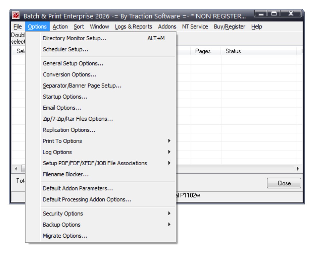 Traction Software Batch and Print Enterprises