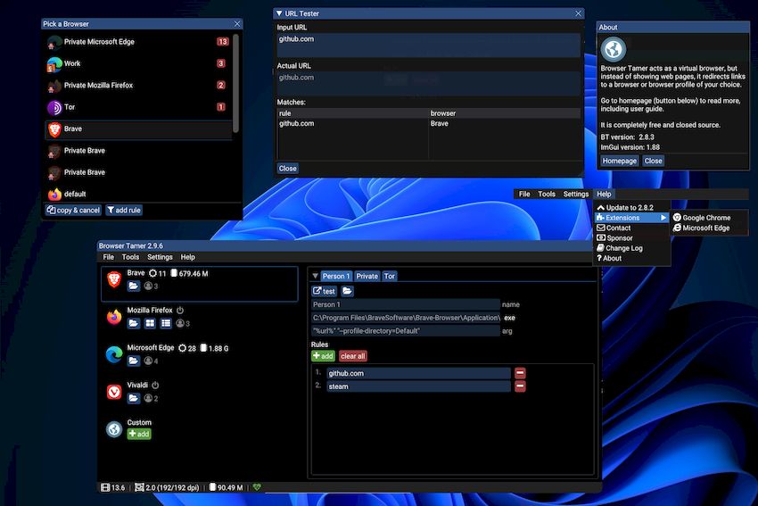 Скачать Browser Tamer 5.0.0 на Русском
