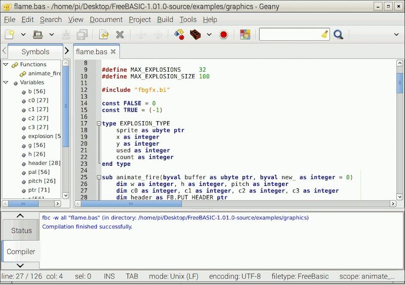 Скачать FreeBASIC 1.10.1 Rus бесплатно
