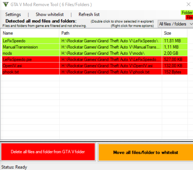 GTA V Mod Remove Tool