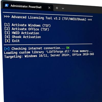 PMAS - PowerShell Multi Activation System 